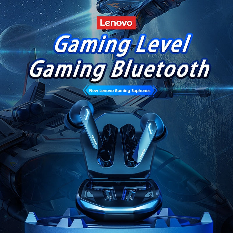 Fone de ouvido Lenovo original gm2 pro 5.3 fones de ouvido sem fio bluetooth baixa latência hd chamada modo duplo gaming headset earpods