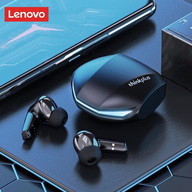 Fone de ouvido Lenovo original gm2 pro 5.3 fones de ouvido sem fio bluetooth baixa latência hd chamada modo duplo gaming headset earpods